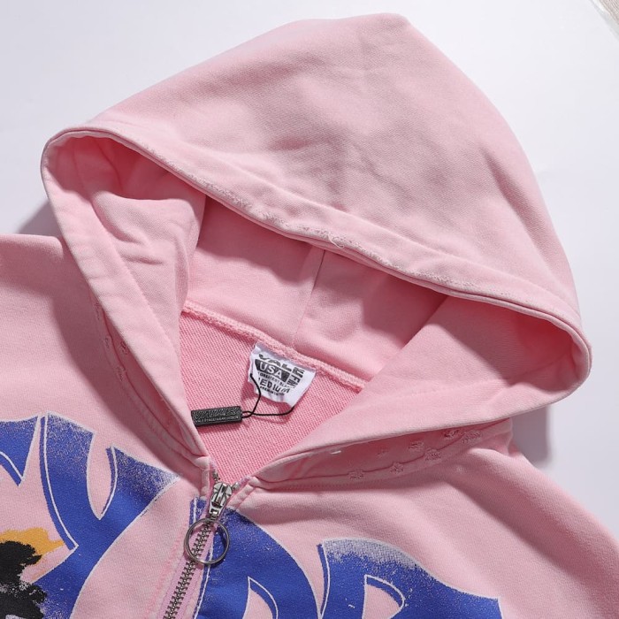Statue of Liberty Print Washed Version Hoodie 28709898