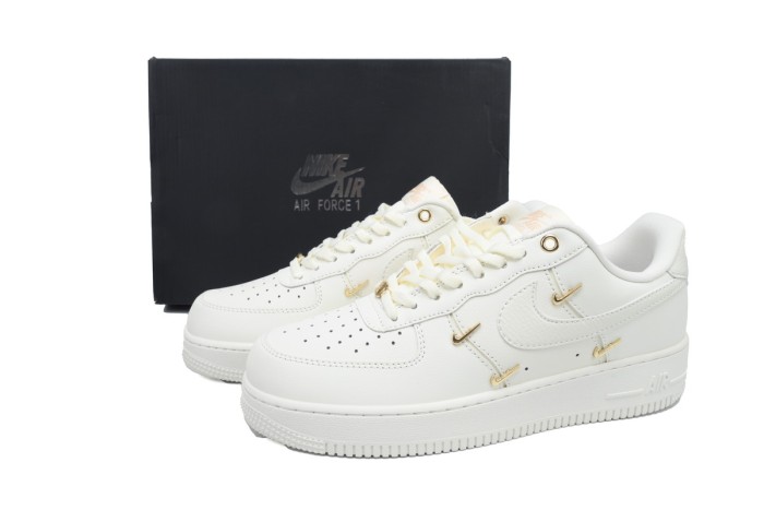 N  Air Force 1 '07 LX CN Sail Gold Mini Swooshes FV3654-111