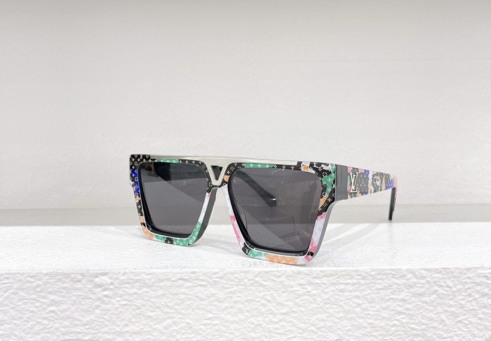 1:1 quality version Metal Flat Top Square Frame Glasses 9 colors