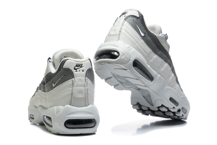 [plus-size shoes]Air Max 95 Grey Gradient  Air Cushion Running Shoes 29045249