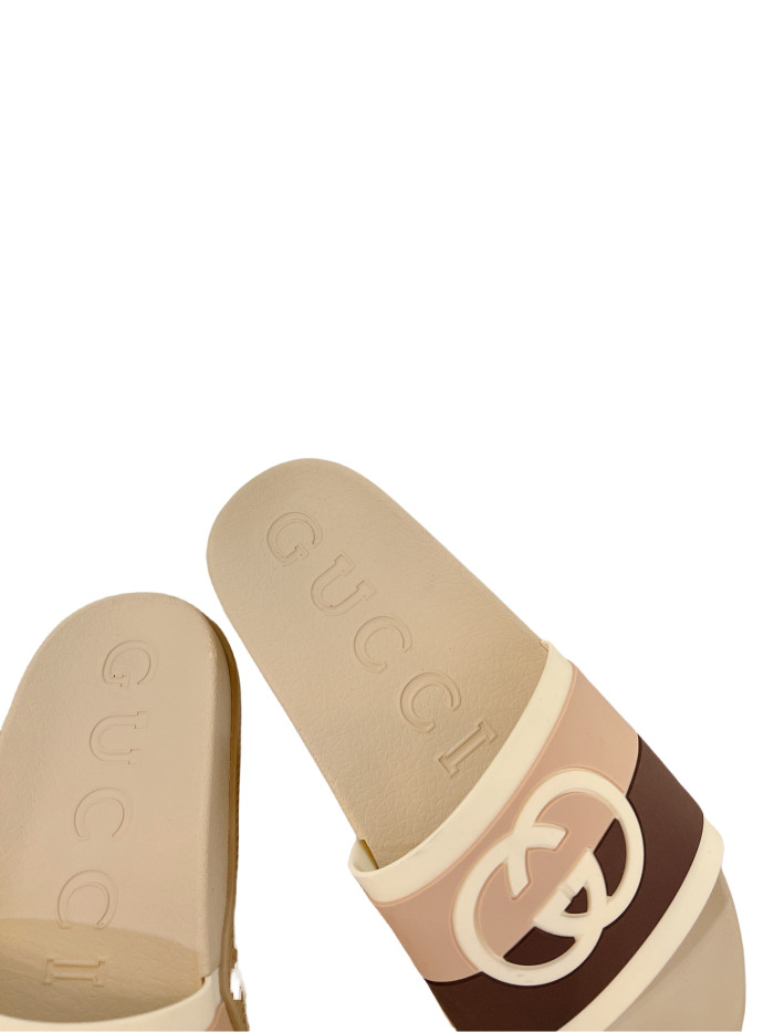 1:1 quality version 27971265 Two Color Big G Slippers 3.colors