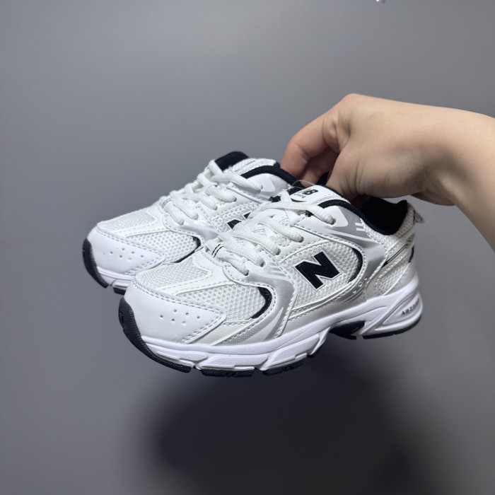 N-logo Mesh Paneled Retro Running Shoes for Kids 8 colors 28997941