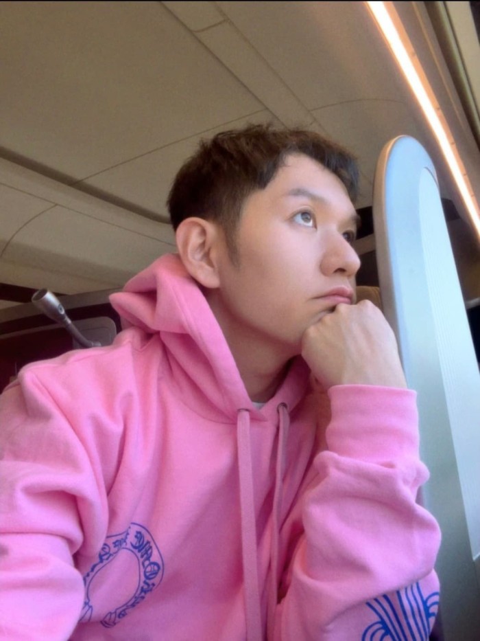 1:1 quality version Pink Cross Arm Print New York Anniversary Limited Edition Hoodie 28893086