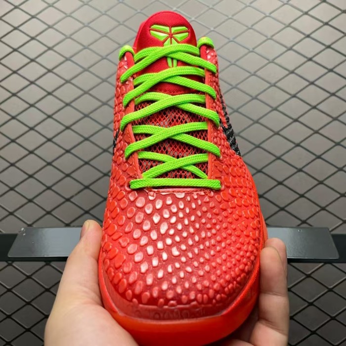[plus-size shoes]1:1 quality version Kobe 6 Protro “Reverse Grinch” Basketball Shoes 29053517