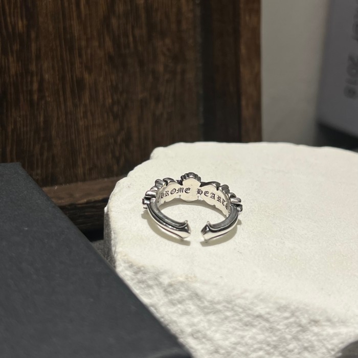 Ruby Crucifix Open End Ring 2 colors