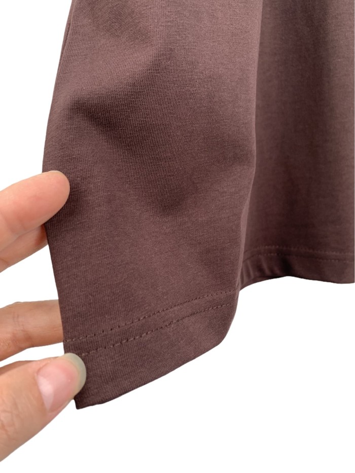 1:1 quality version Embroidered Logo Tee 3 colors 28750250