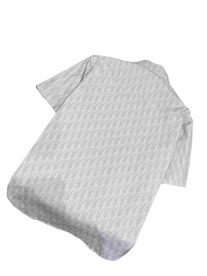 1:1 quality version All-Over Print Cotton Lapel shirt & shorts set 28961254