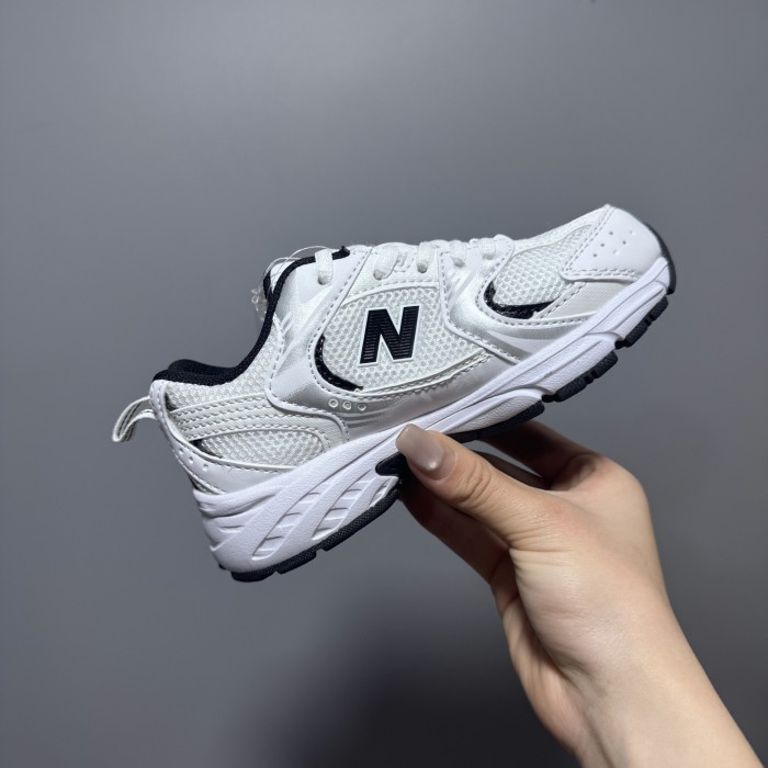 N-logo Mesh Paneled Retro Running Shoes for Kids 8 colors 28997941