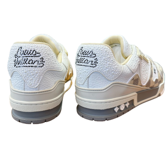 1:1 quality version 27872261 Shoes Tail Hot Rhinestones Low Top Shoes 3 colors