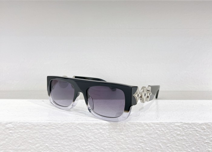 1:1 quality version Metal flower mirror legs square frame glasses 6 colors