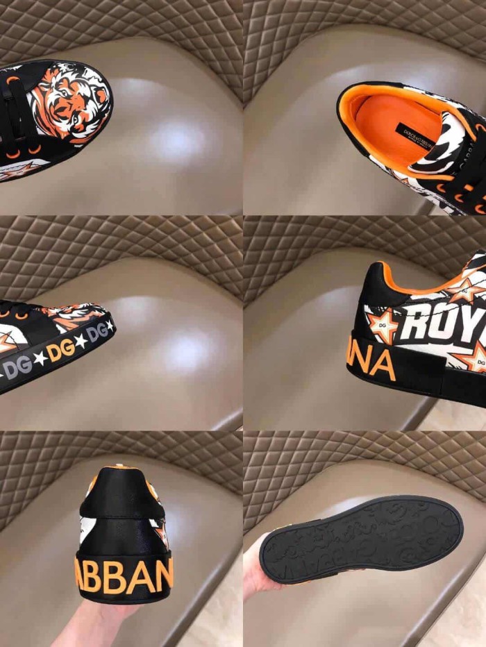DOLCE    G@BB@N@ PORTOFINO JUNGLE SPORT SNEAKERS   DG88