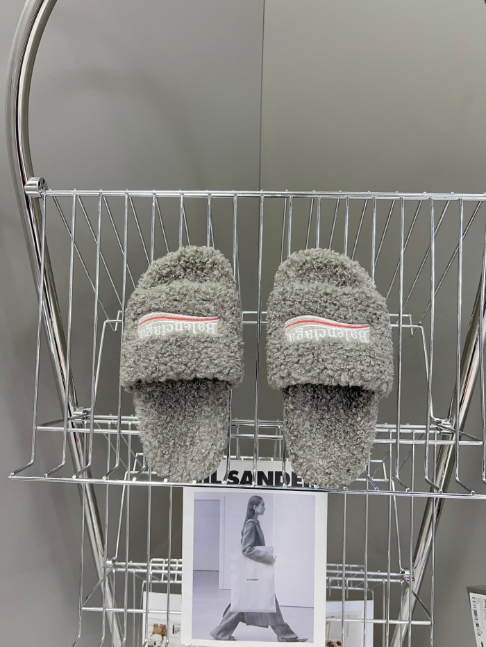1:1 quality version Cola Embroidery Twill Brushed Cotton Slippers 8 colors 28884668