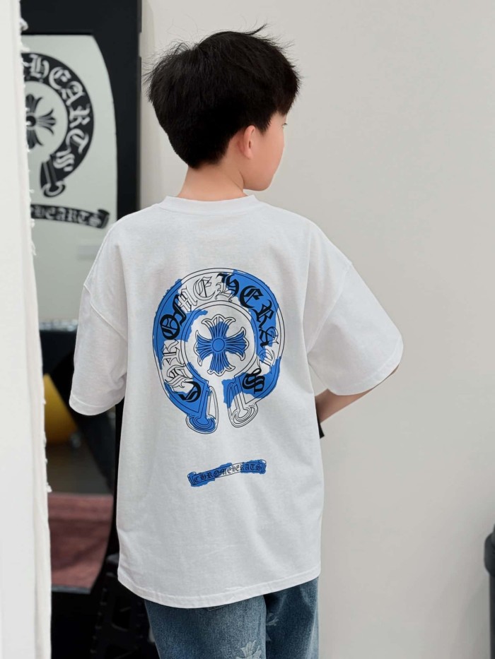 Inspired Back Gothic Cross Print T-Shirt 2 colors for Kids 29009016