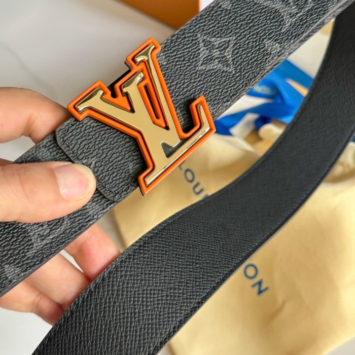 1:1 quality version 28197155 Two-Tone Monogrammed Buckle Belt 14 colors