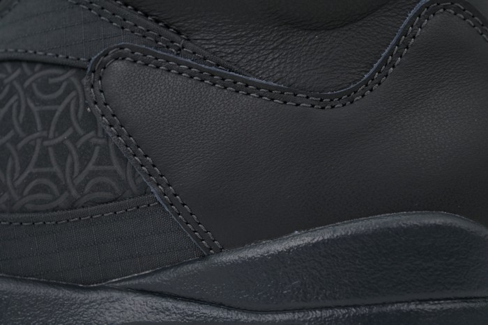 [plus-size shoes] Jordan 5 x PSG Black Leather Basketball Shoes 29035444