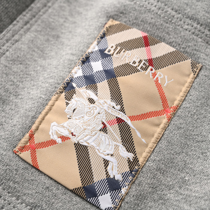 1:1 quality version Checkered Back Pocket Solid Color Sweatpants 28481907