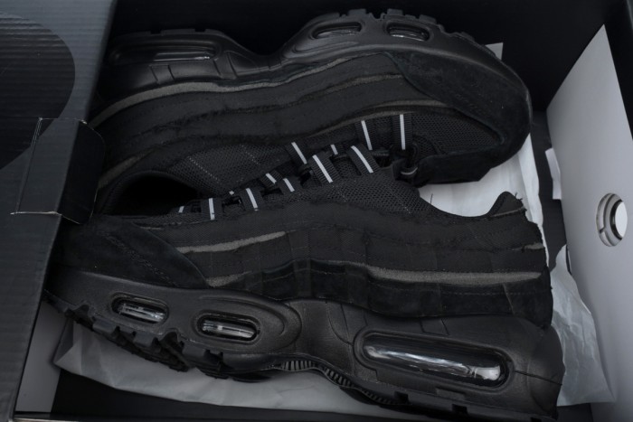 [plus-size shoes] 1:1 quality version Cdg X Nike Air Max 95 White Retro Running Shoes 3 colors 28969378