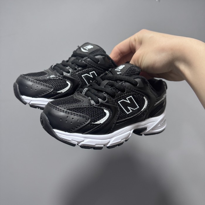 N-logo Mesh Paneled Retro Running Shoes for Kids 8 colors 28997941