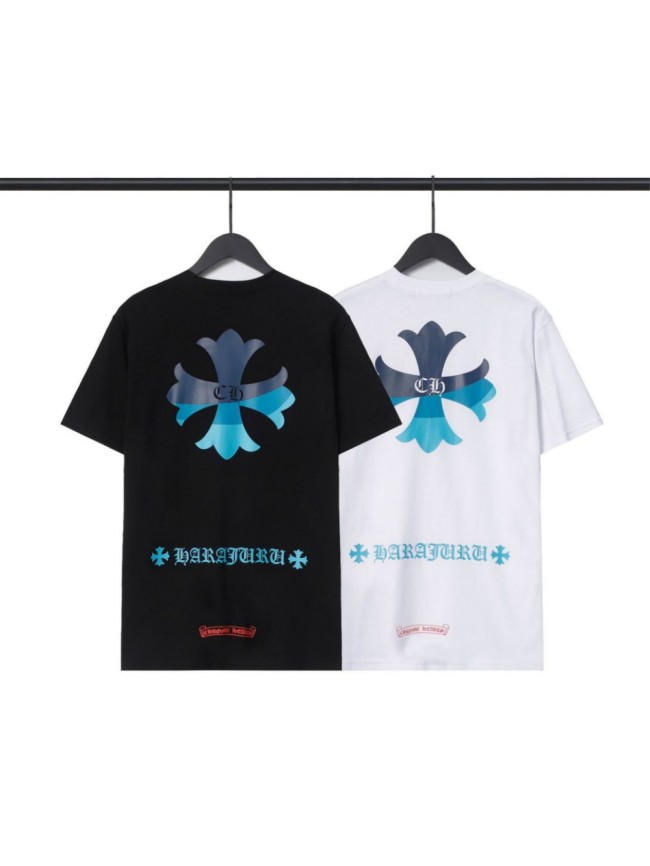Blue Gradient Cross tee 2 colors