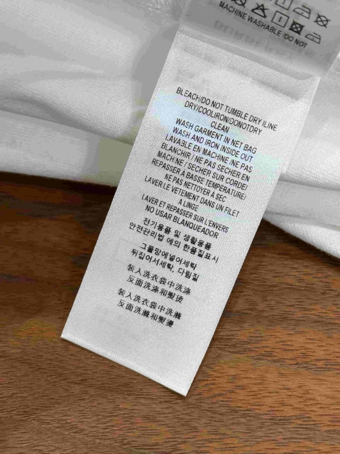 1:1 quality version Dark pattern letter embroidery & heat transfer T-shirt 3 colors 28965247