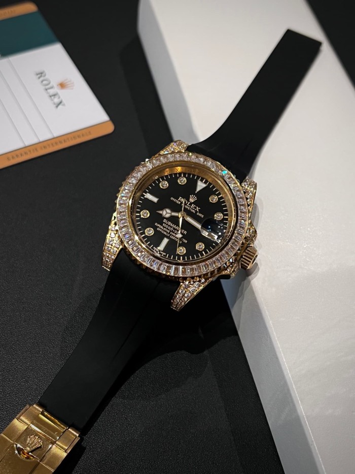 Custom Edition Luminous Numerals and Natural Zirconia Inlay  Mechanical Watch 7 colors【Dial diameter：40mm 】28764723