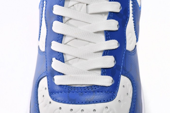 L  x N  Air Force 1 Low By Virgil Abloh White Royal