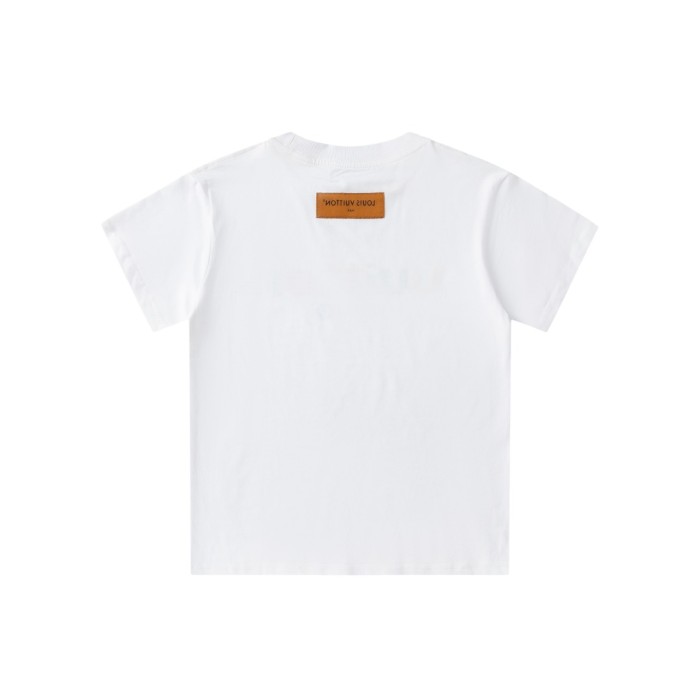 Colorful Pixel Letter Print T-Shirt for Kids 2 colors 29006458