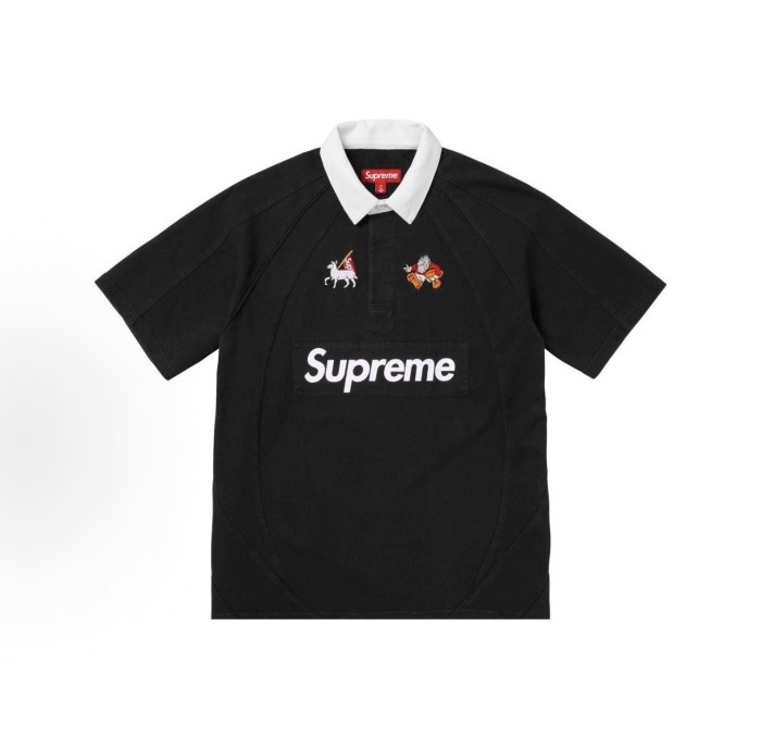 1:1 quality version Contrast Color Logo Cartoon Embroidered American Polo Tee 2 colors 29047409