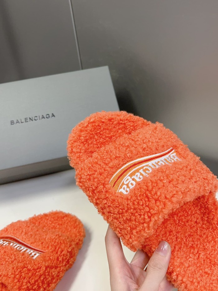 1:1 quality version Cola Embroidery Twill Brushed Cotton Slippers 8 colors 28884668