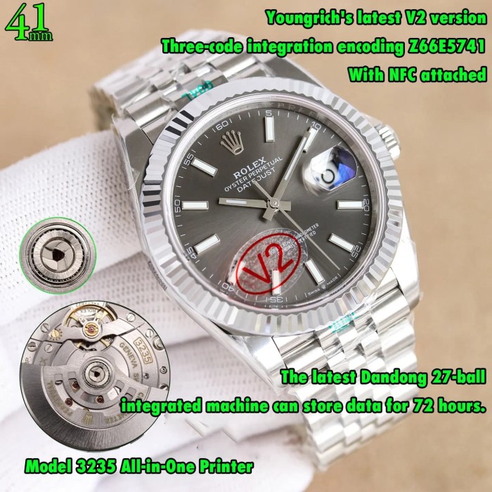1:1 quality version Log Series Luminous Integrated Movement Stainless Steel Watch 11 colors【Dial diameter：36/41mm 】28770232