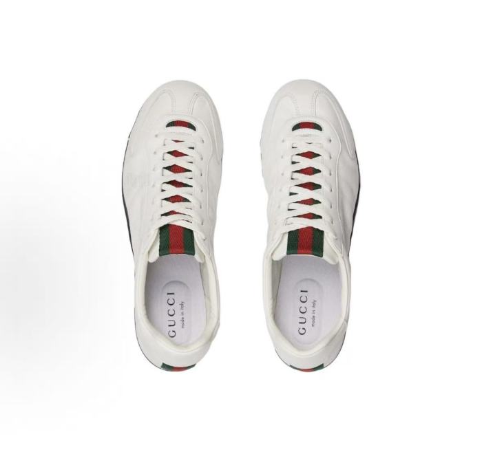 [plus-size shoes]1:1 quality version Leather Green Red Web Vintage Shoes 5 colors 28974025