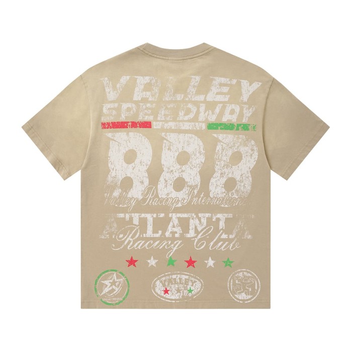 Red Racing Helmet Print Washed Tee 2 colors 29047371