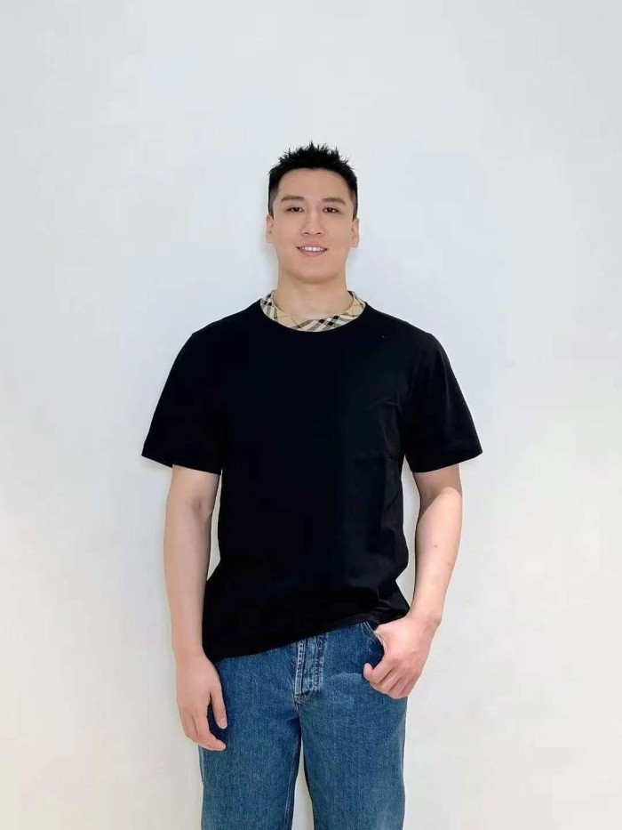 1:1 quality version  Plaid knit crew neck T-shirt 3 colors 28967940