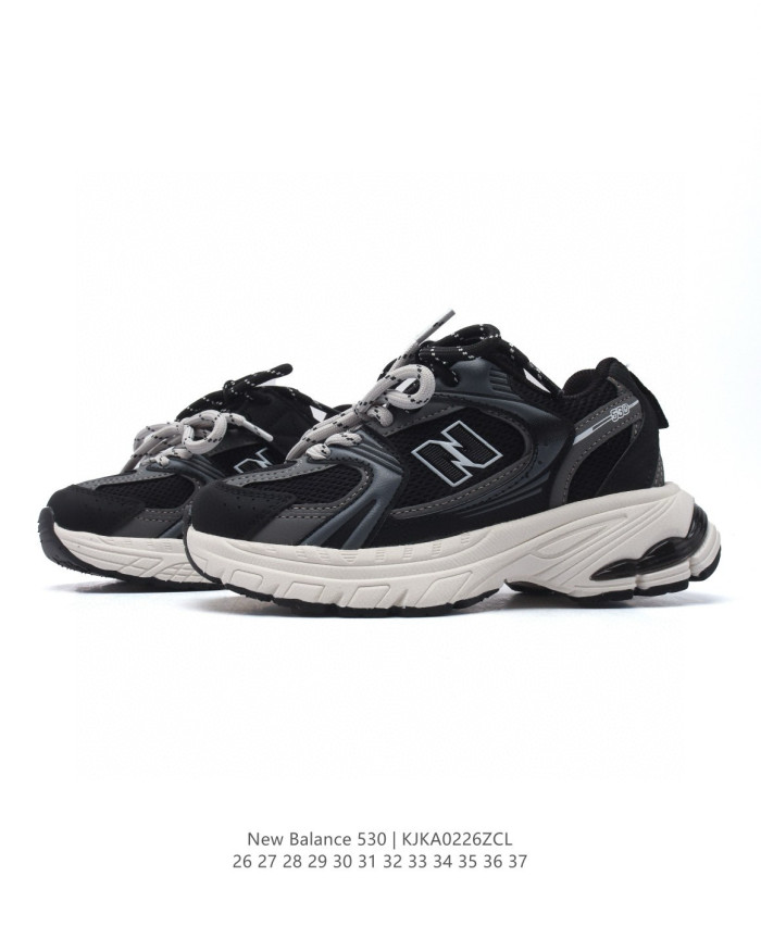 530 Cut-off  N  Double Lace Retro Running Sneakers for Kids 3 colors 29011081