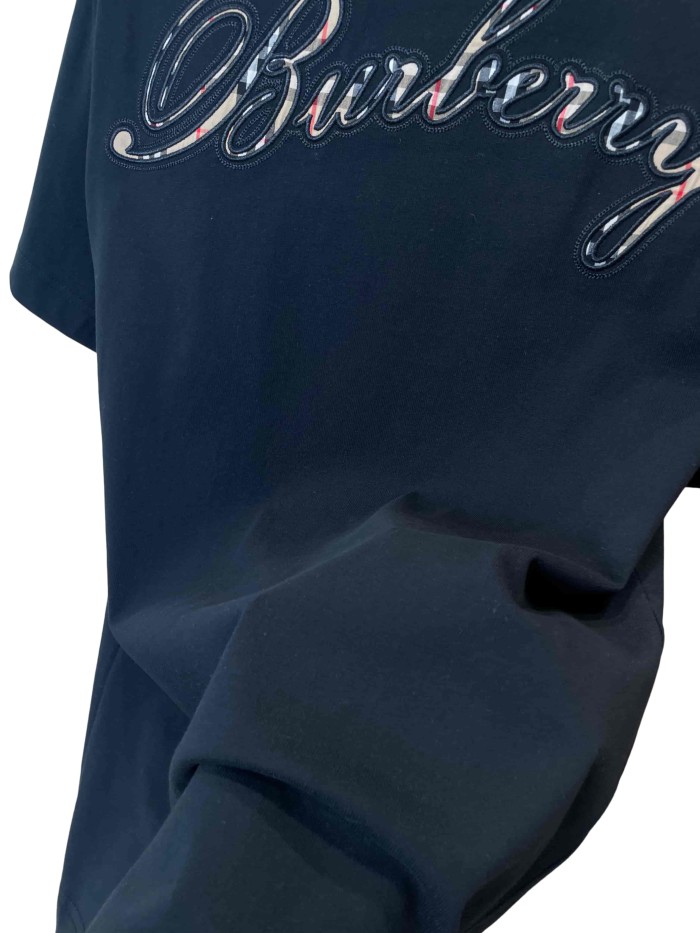 1:1 quality version  Embroidered letter T-shirt 2 colors 28967599