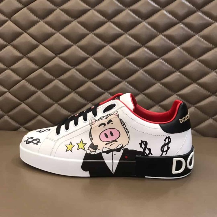 DOLCE    G@BB@N@ PORTOFINO PADRINO PIG SNEAKERS   DG27