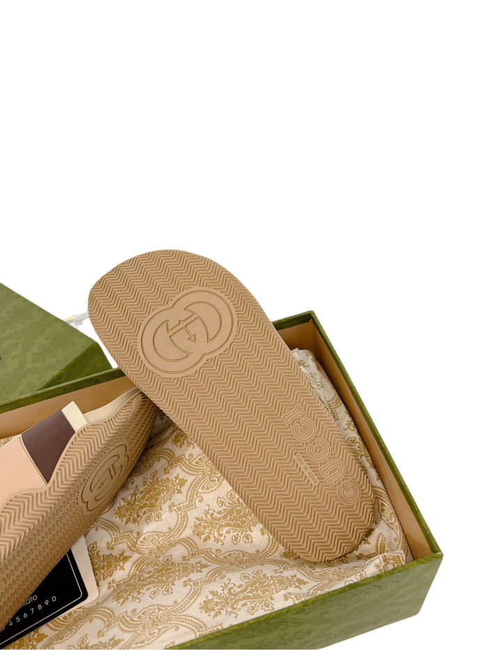 1:1 quality version 27971265 Two Color Big G Slippers 3.colors