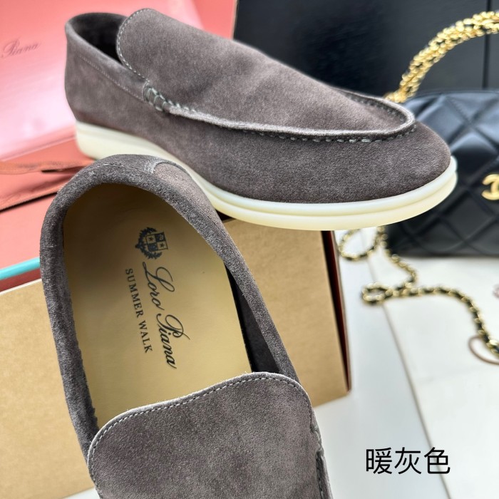 1:1 quality version Summer Walk Double-Layer Cowhide Flat Shoes 15 colors 28700726