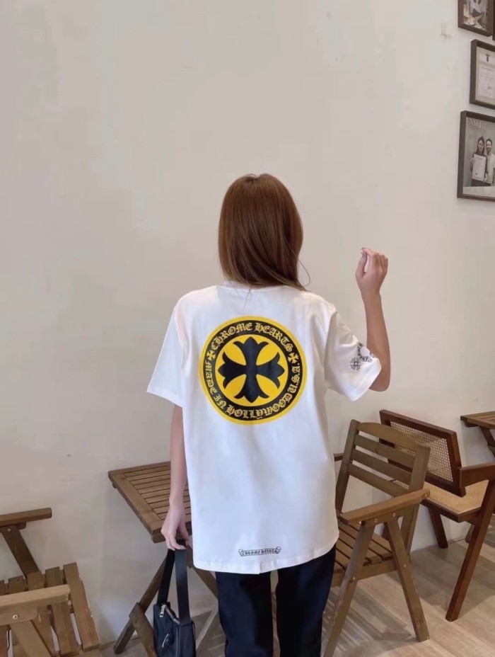 1:1 quality version Gold Coin Cross Print Tee 2 colors 29033508
