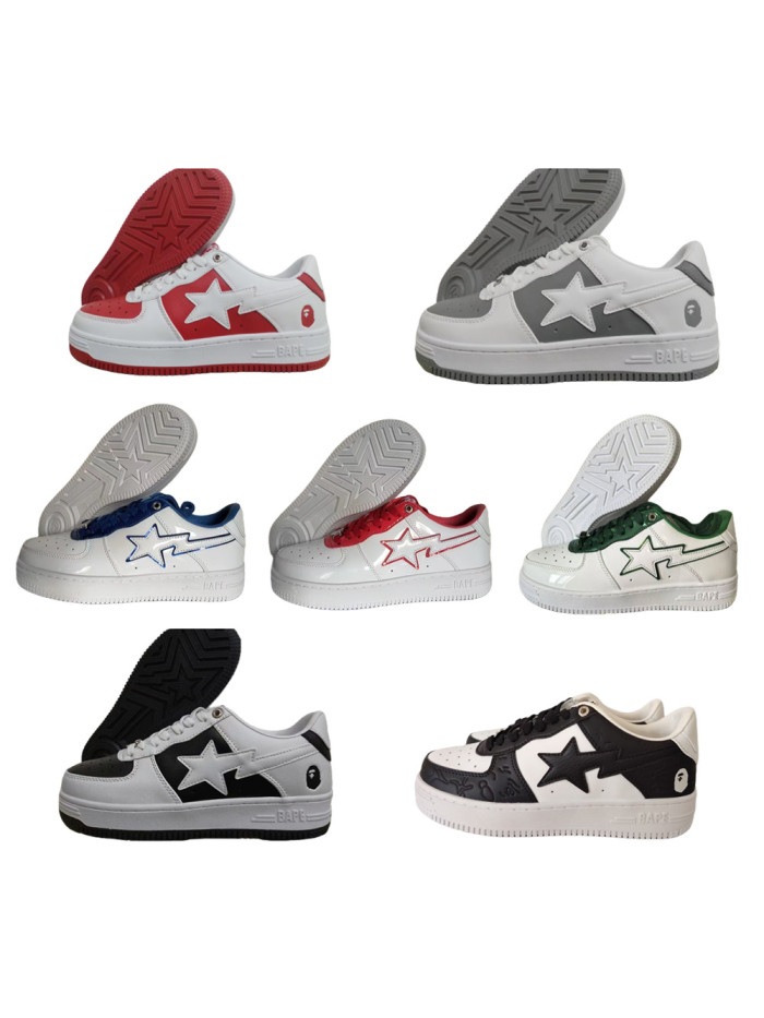 [plus-size shoes]STA Leather Low-Top shoes 7 colors 28636782