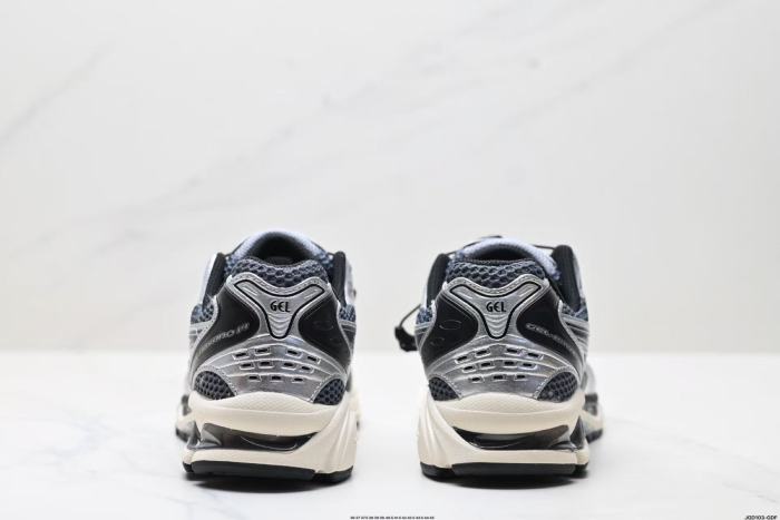 AC Gel-Kayano 14 Black and Silver Two-Tone Shoes 28441120