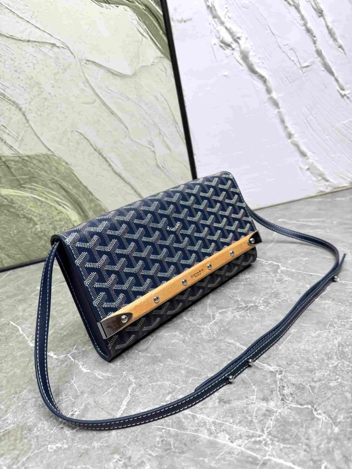 1:1 qualituy verson Monogram Clutch Bag With Wooden Bar Crossbody Shoulder Bag 10 colors 29092520
