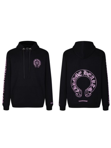 Purple Horseshoe Circle Print Sweatshirt