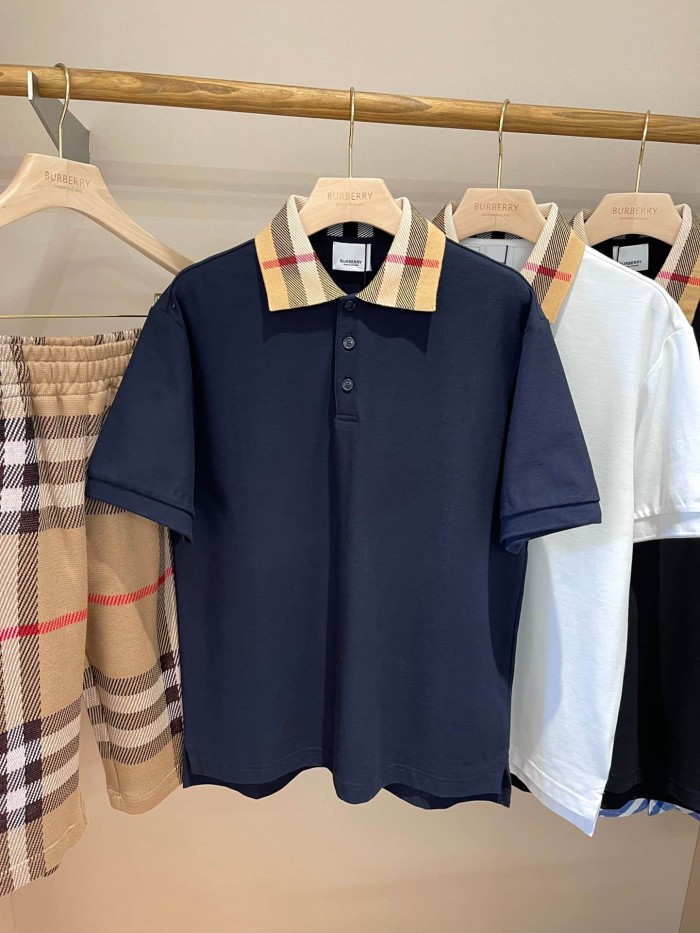 1:1 quality version Classic Check Collar Polo Tee 4 colors 29069301