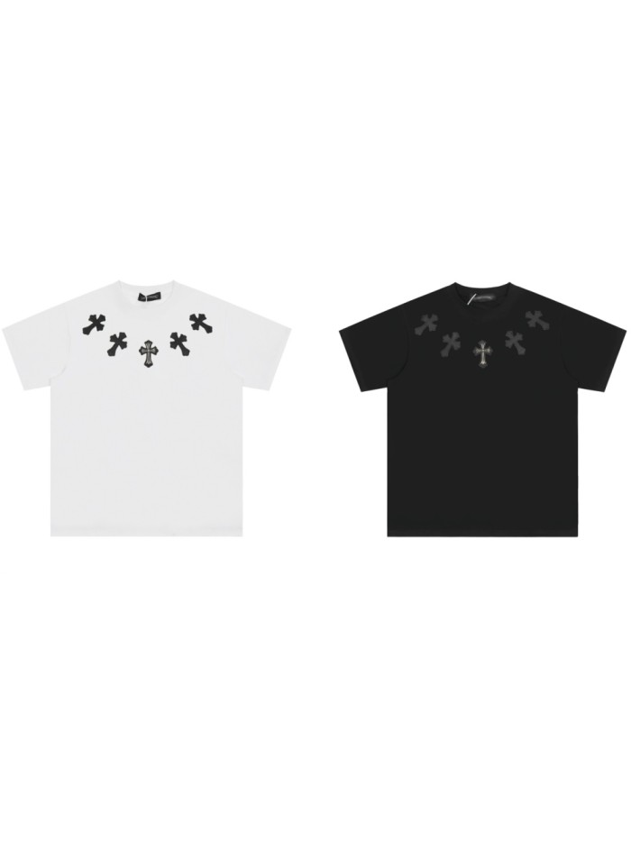 Heavy duty appliquéd tee 2 colors