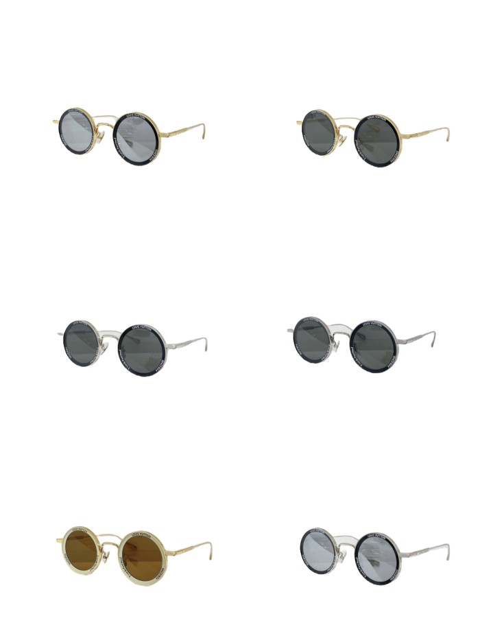 1:1 quality version Metal Round Frame Retro Glasses 6 colors