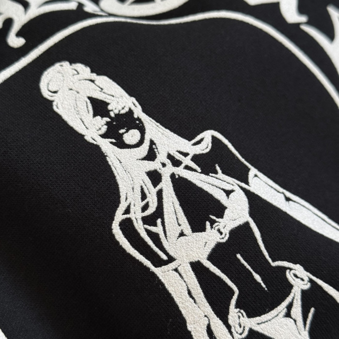 1:1 quality version Deadly Doll Collaboration Horseshoe Beauty Print Zipper Hoodie 28755496