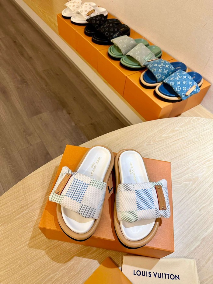 1:1 quality version 3D Logo Floral Velcro Sandals 10 colors 28661452