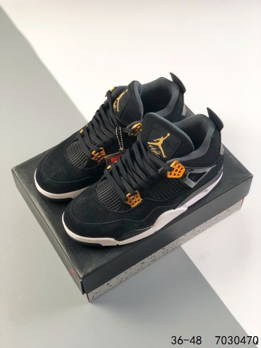 Generation 4 Black and Yellow Basketball Shoes