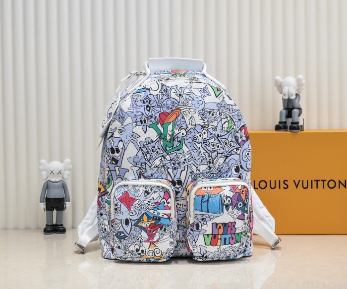 28412823 Gradient Logo Print Backpack 6 colors